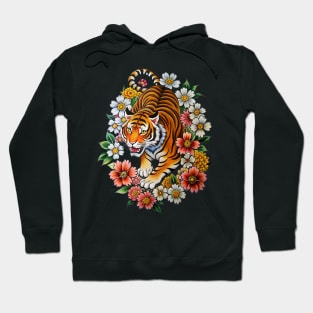 Japanese Tiger Tattoo Hoodie